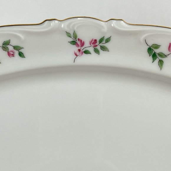 Crown Bavaria Juliette Oval Serving Platter 13" Floral Made in Germany - Picture 6 of 8